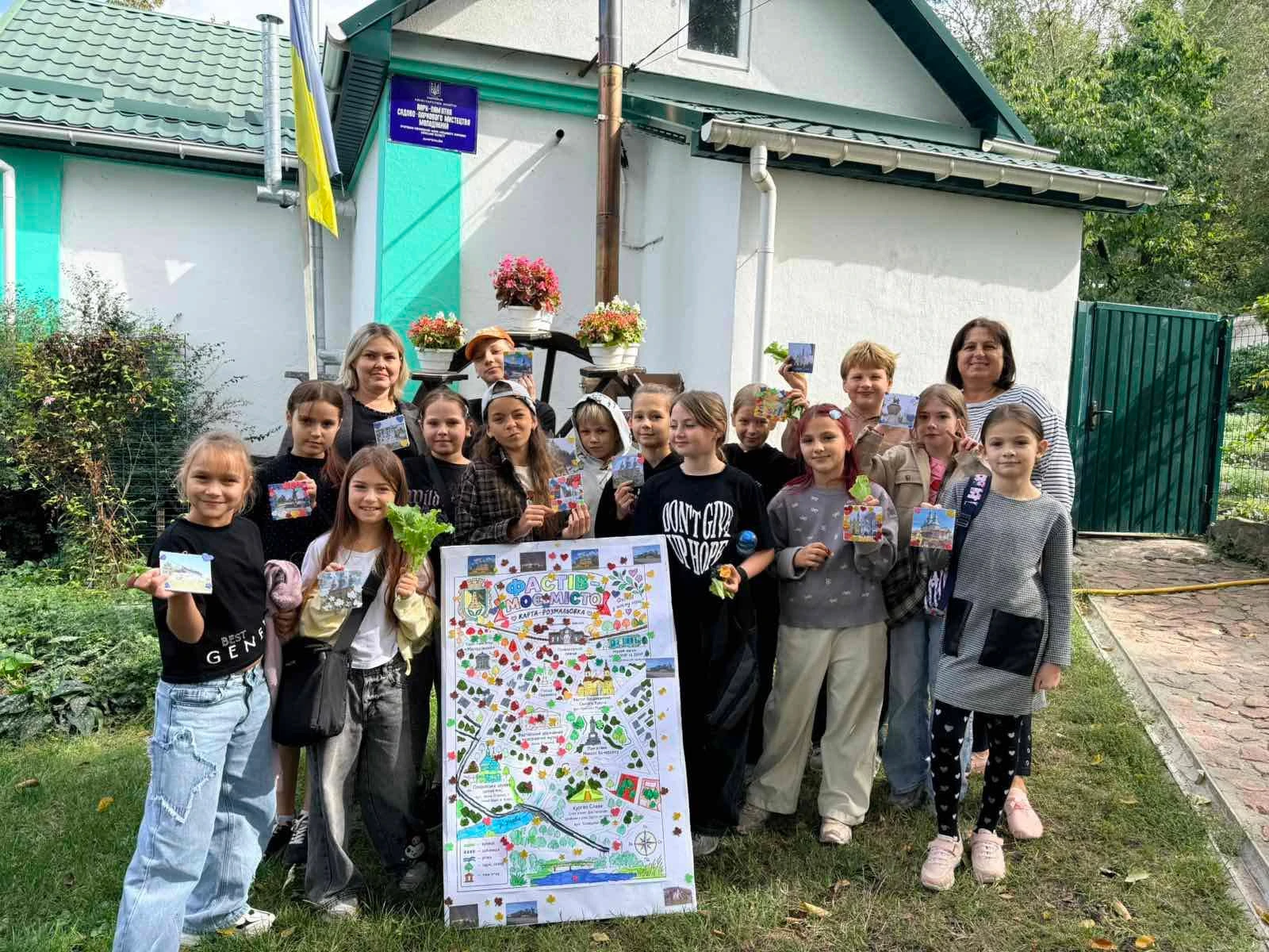 Фастівська станція юних натуралістів провела для школярів майстерку до Дня міста