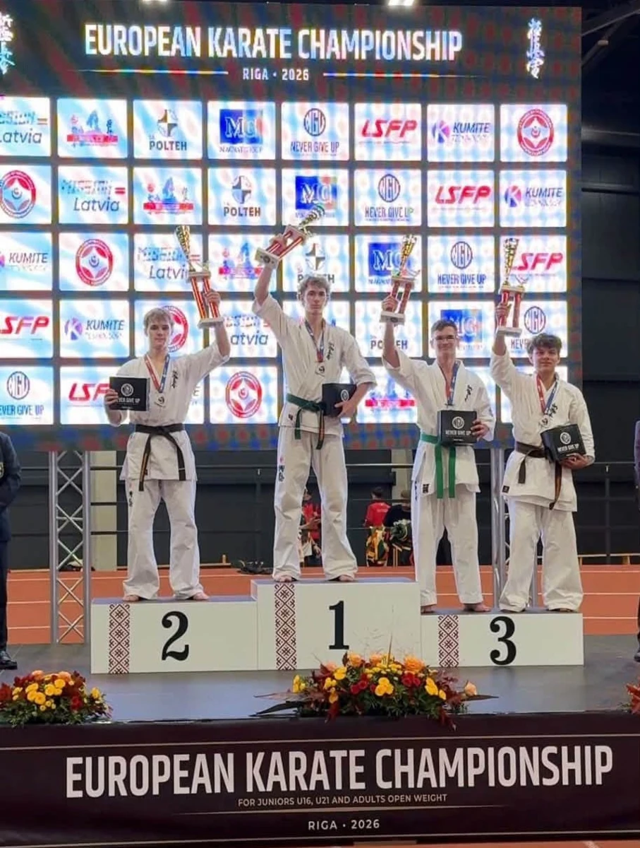 Фастівчанин Лев Камінний став чемпіоном Європи з карате кіокушинкай