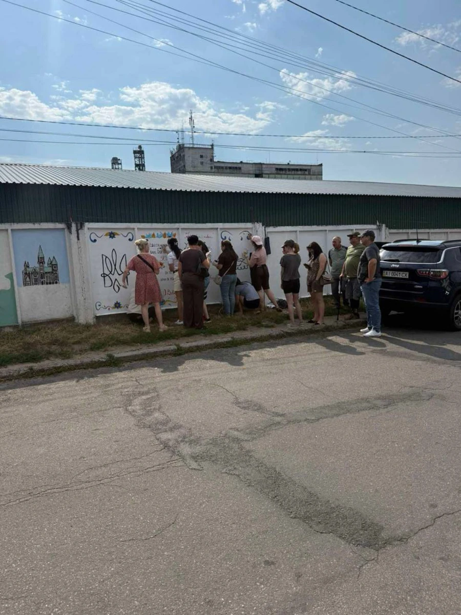 У Фастові створили новий мурал «Єдність - у кольорі»