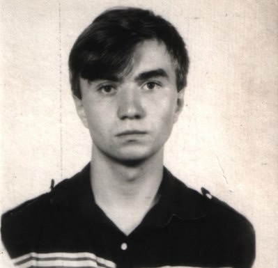 Сергій Кривобок у молодості