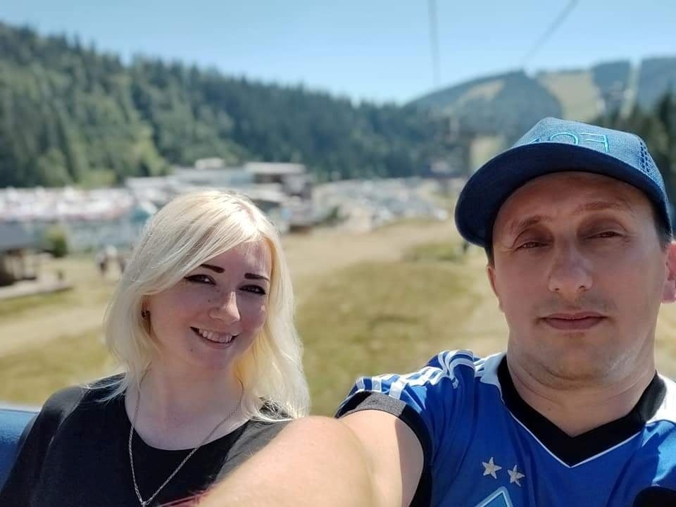 Сергій з дівчиною Юлією