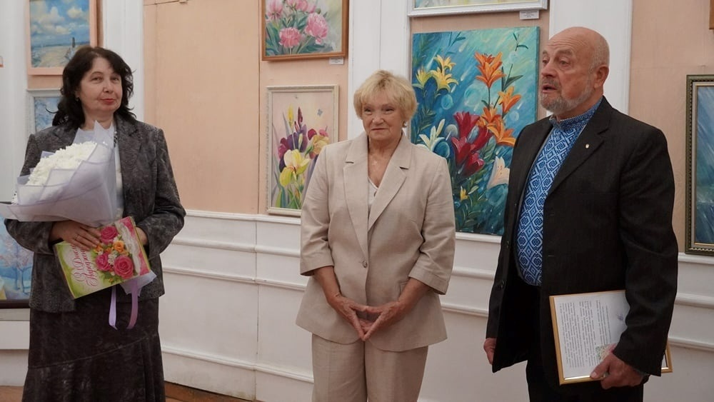 На відкритті персональної виставки