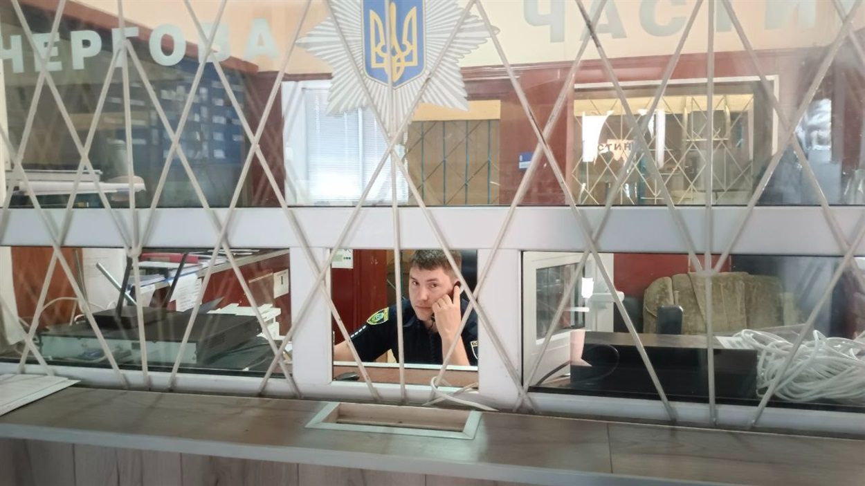 Артем Велікдус, старший інспектор чергової частини відділення поліції № 2