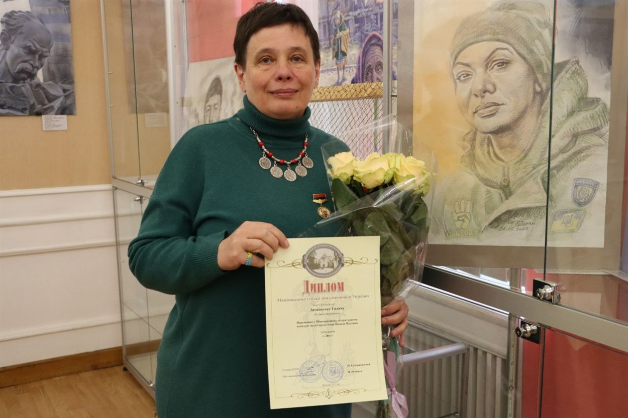 Переможниця Галина Дичковська