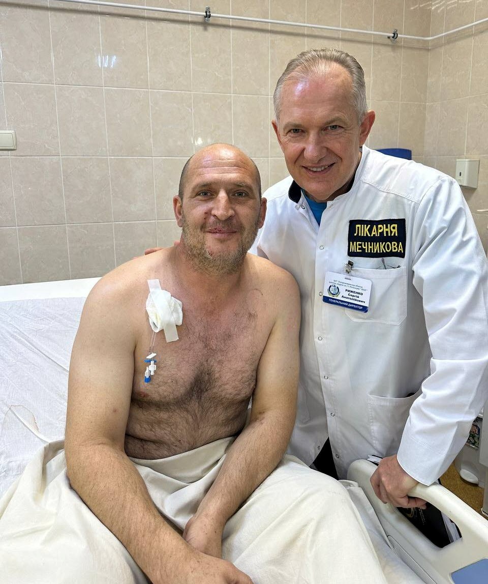 Дмитро з генеральним директором Сергієм Риженко