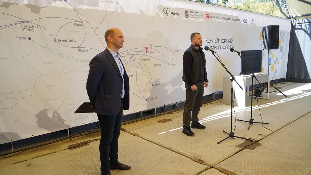 У Фастові відкрили контейнерний термінал: деталі
