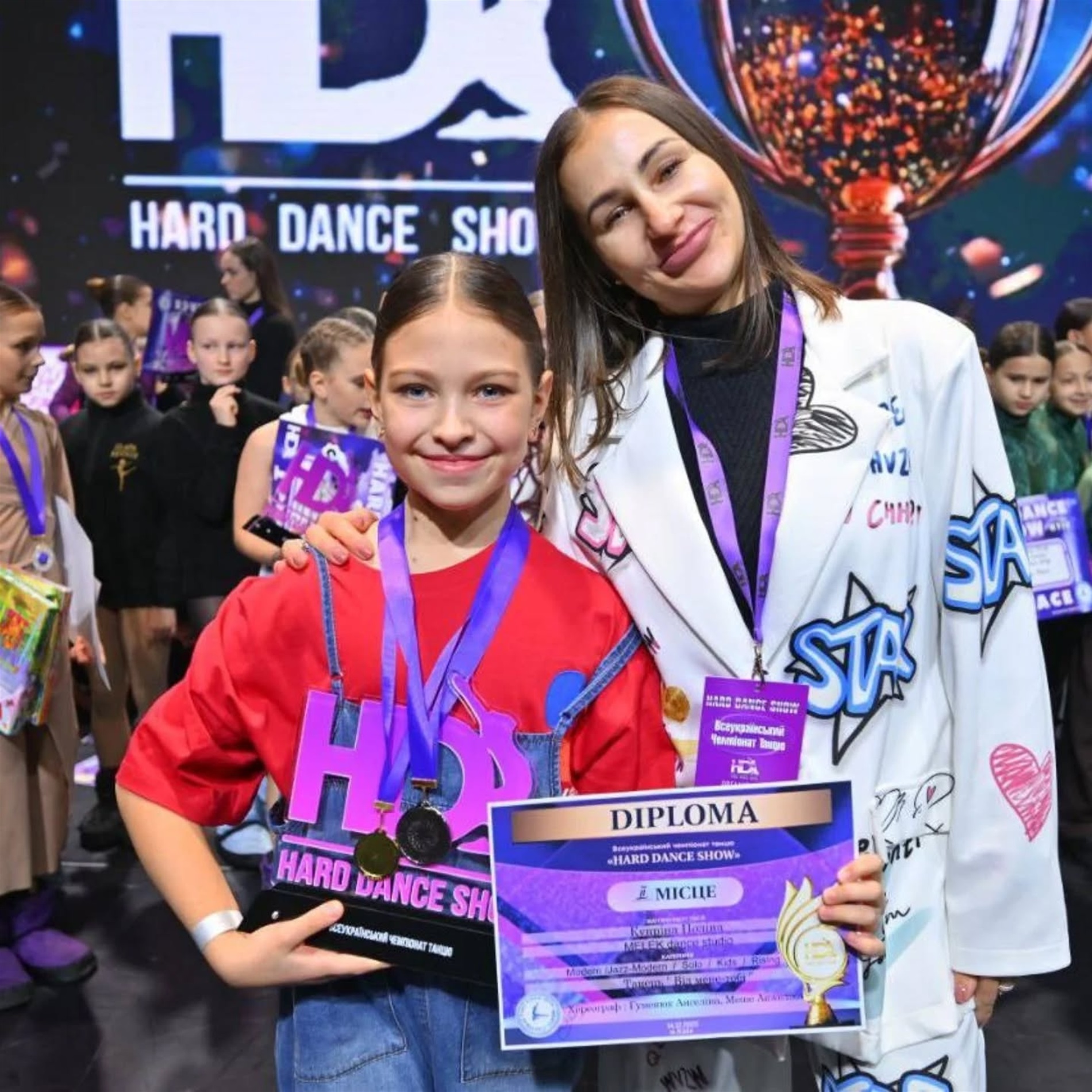 Юні фастівчанки з «MELEK Dance Studio» здобули перемоги на Hard Dance Show у Києві