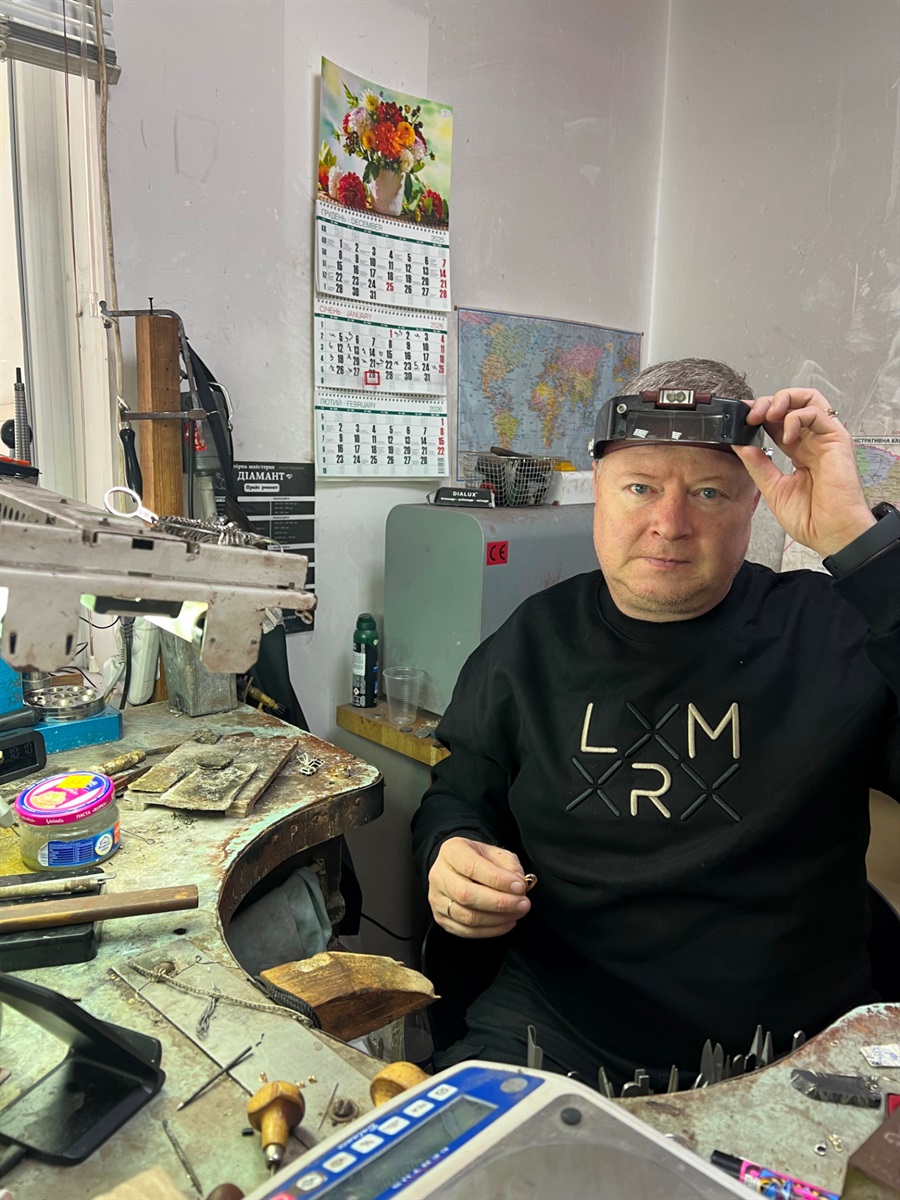 Ювелірна справа під час війни: історія майстерні Андрія Марущака з Фастова