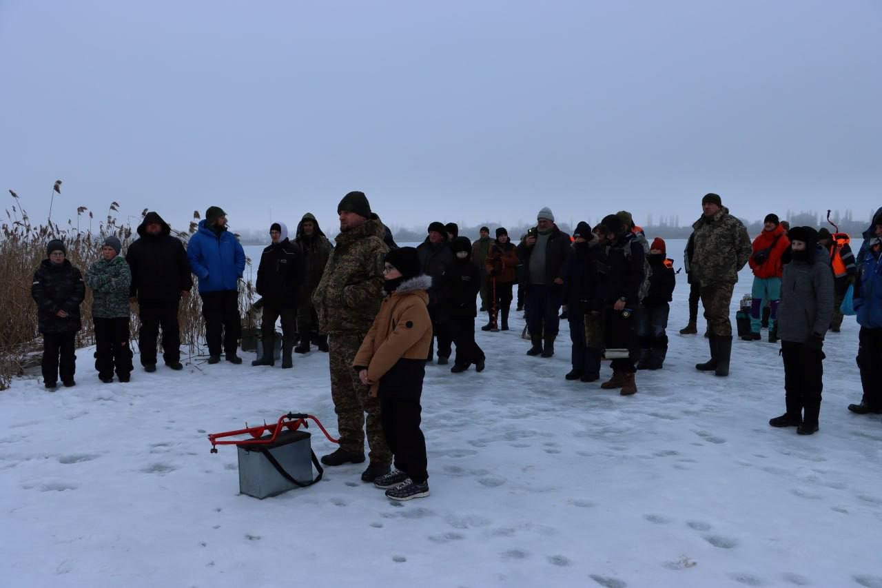 На річці Унаві у Фастові пройшли змагання із зимової риболовлі «Зима-2026»
