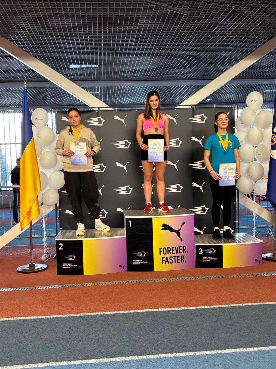 Юні легкоатлетки з Фастова серед кращих на чемпіонаті України