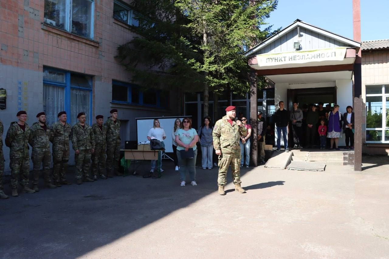 У Фастові школярі проходили вишкіл із національного спротиву «Народжені перемагати»