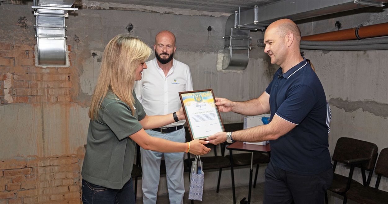 Відкриття нового укриття у Фастівській лікарні 